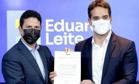 Eduardo Leite lança candidatura para as prévias no PSDB
